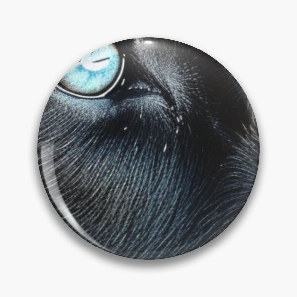Item preview, BLACK SHEPHERD DOG WITH BLUE EYES BLACK BACKGROUND  designed and sold by JOTAMIKE.