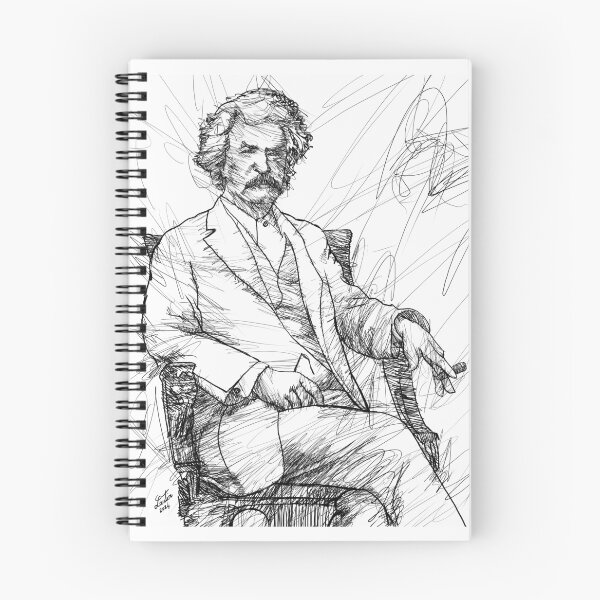 Item preview, MARK TWAIN - ink portrait .5 designed and sold by lautir.