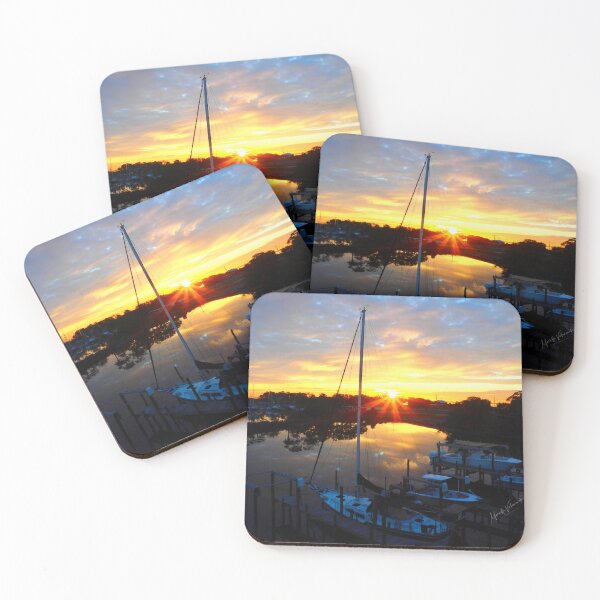 Item preview, Winter Sunrise on the Bayou designed and sold by Marielle Valenzuela.