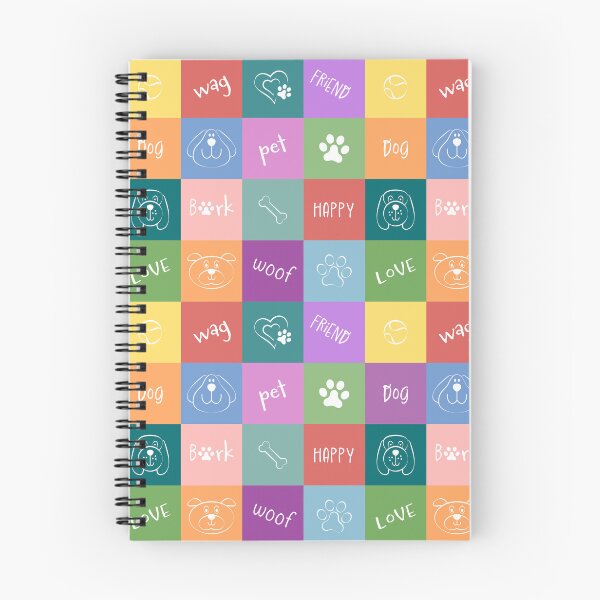 Item preview, Colorful squares with cute dogs  designed and sold by colorleafz.