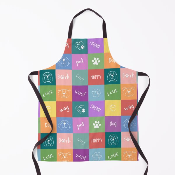 Item preview, Colorful squares with cute dogs designed and sold by colorleafz.