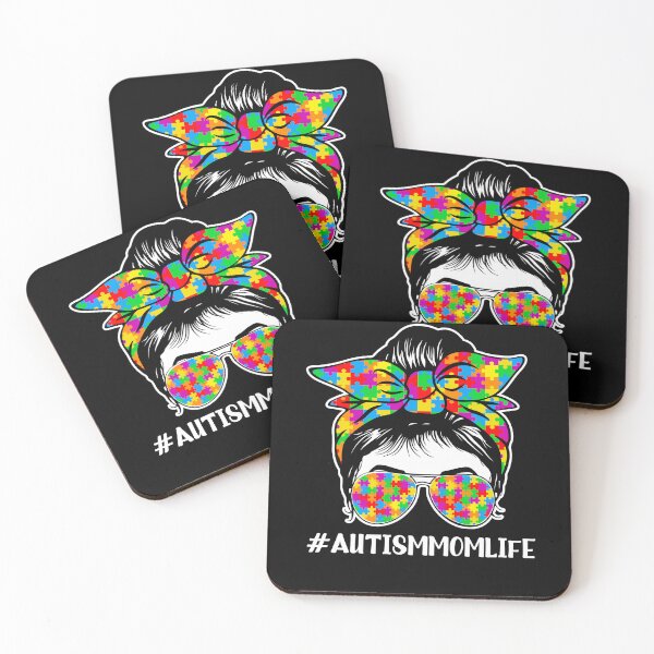 Item preview, Autism Mom Messy Bun, ABA Therapist, Autism Awareness, ADHD, Special Education Teacher, Neurodiversity Inclusion, Social Work SLP OT Autism designed and sold by behindthefacts.