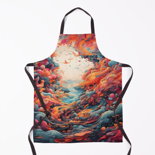 Item preview, Vivid Dreamscape Abstract Art designed and sold by WAUZ.