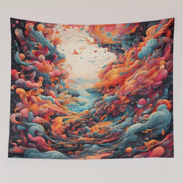 Item preview, Vivid Dreamscape Abstract Art designed and sold by WAUZ.