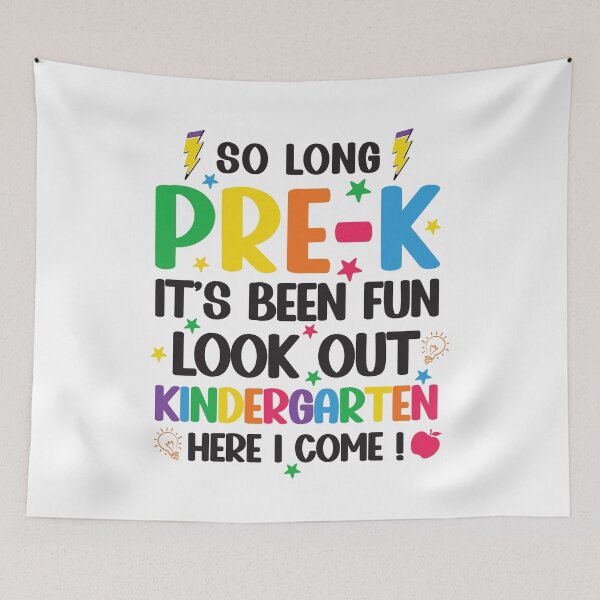 Item preview, Kids So Long Pre-K Kindergarten Here I Come Graduation designed and sold by millionair3.