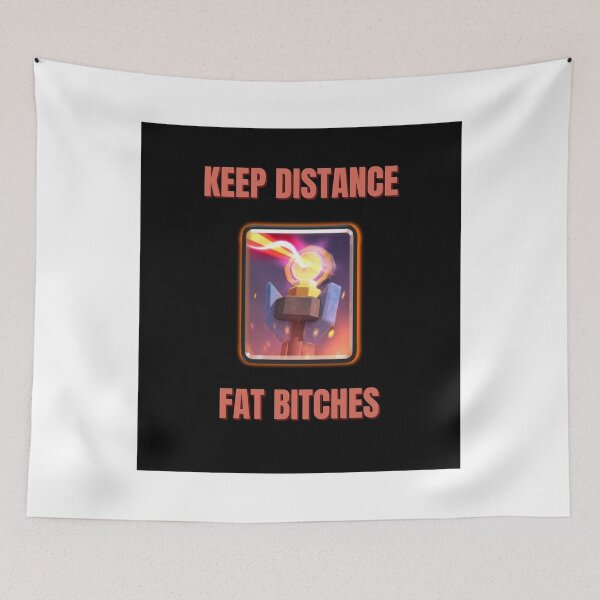 Item preview, Keep Distance Fat Bitches  designed and sold by Burkae.