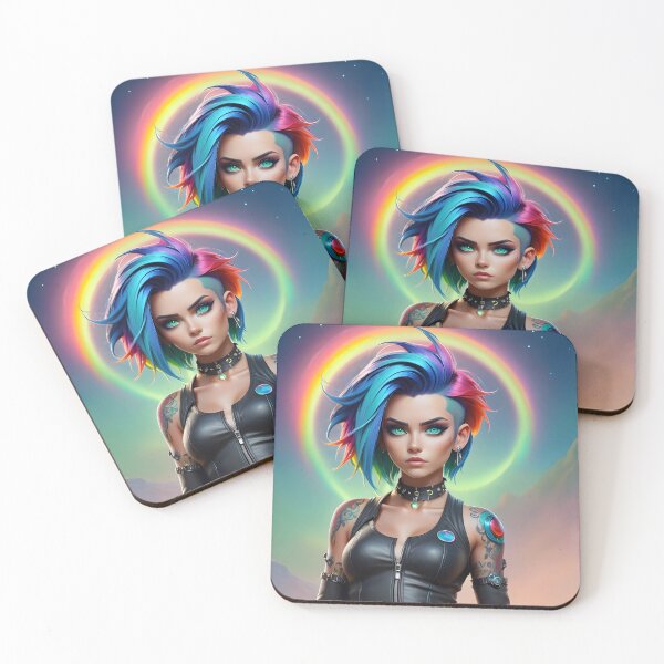 Item preview, Mystical Space Biker Girl 2 fantasy art  designed and sold by PineappleBlend.