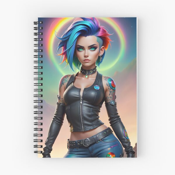 Item preview, Mystical Space Biker Girl 2 fantasy art  designed and sold by PineappleBlend.