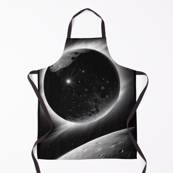 Item preview, Dark planet and moon solar system galaxy star designed and sold by Frostquest.