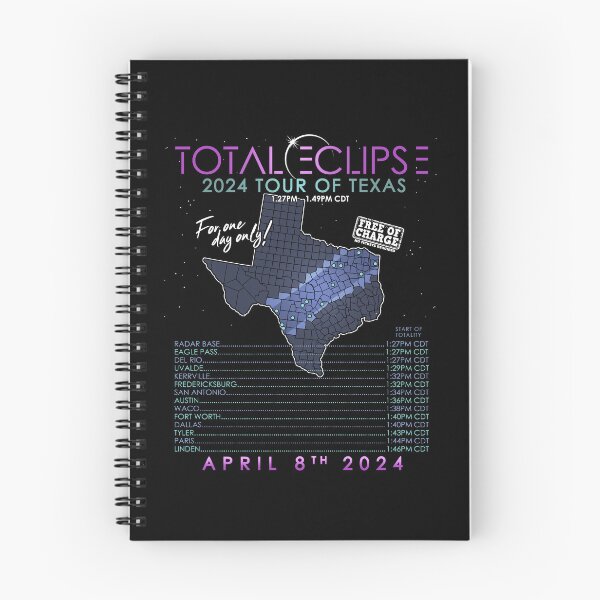 Item preview, Total Solar Eclipse 2024 Tour of Texas designed and sold by Nerd Shizzle.
