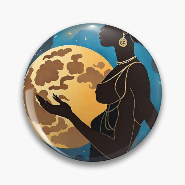 Item preview, Black Mystic Woman Digital Printable Art | Zodiac Art  designed and sold by kelvinmonye.