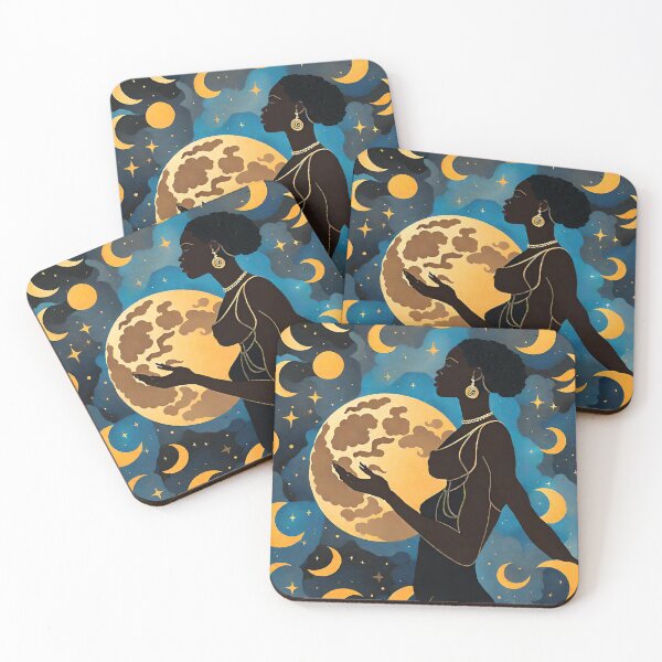 Item preview, Black Mystic Woman Digital Printable Art | Zodiac Art  designed and sold by kelvinmonye.