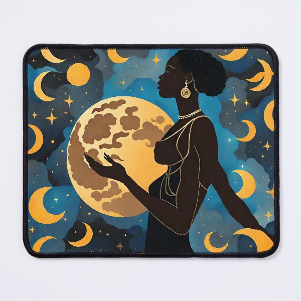 Item preview, Black Mystic Woman Digital Printable Art | Zodiac Art  designed and sold by kelvinmonye.