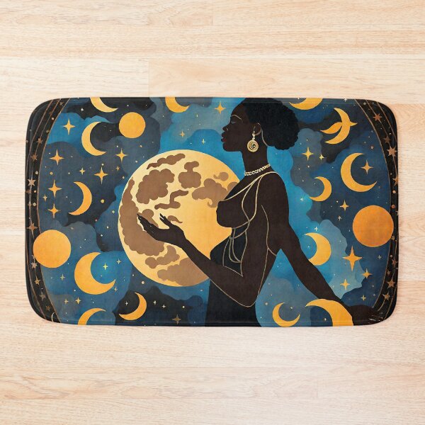 Item preview, Black Mystic Woman Digital Printable Art | Zodiac Art  designed and sold by kelvinmonye.