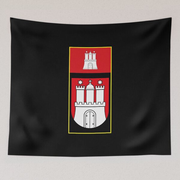 Item preview, Hamburg Flag & Coat of arms designed and sold by adamst555.