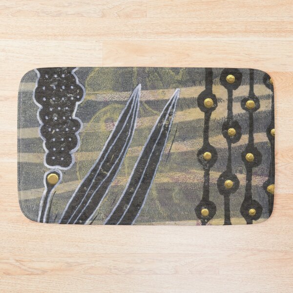 Item preview, Flower Bud Art Card Hand Stamped Grey Neutral Black and White designed and sold by Sheree Burlington.