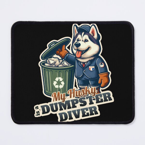 Item preview, Husky Trashman designed and sold by ThisDress.