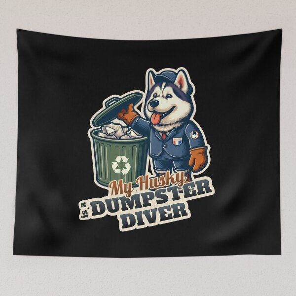 Item preview, Husky Trashman designed and sold by ThisDress.