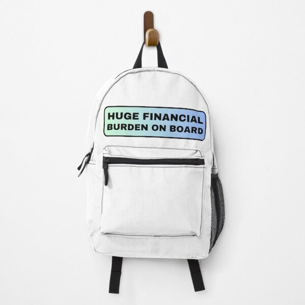 Item preview, Huge financial burden on board traveling vacation suitcase sticker airplane travel sticker designed and sold by demiano-shirt.
