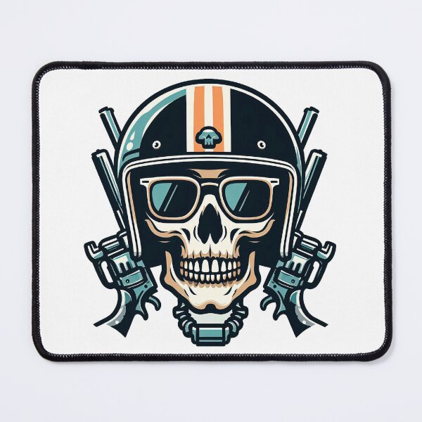 Item preview, Skull rider with pistols designed and sold by DeathRiders.