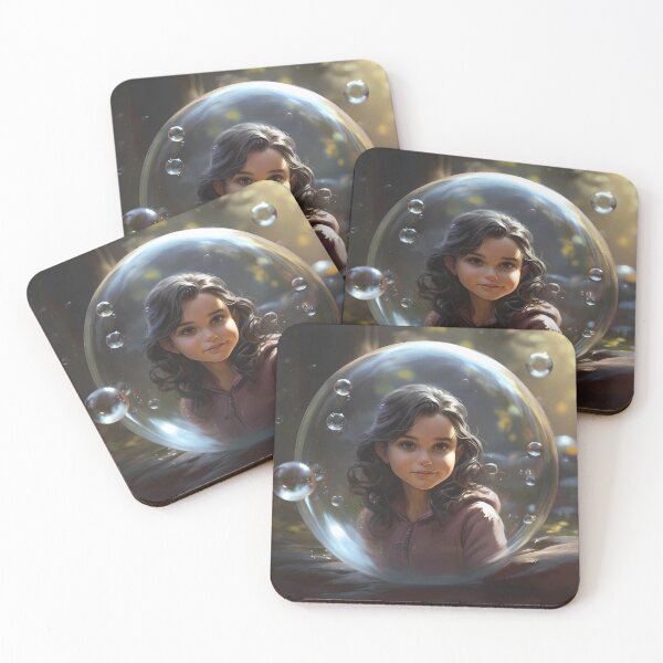 Item preview, Beautiful girl with bubble designed and sold by aljokeir.