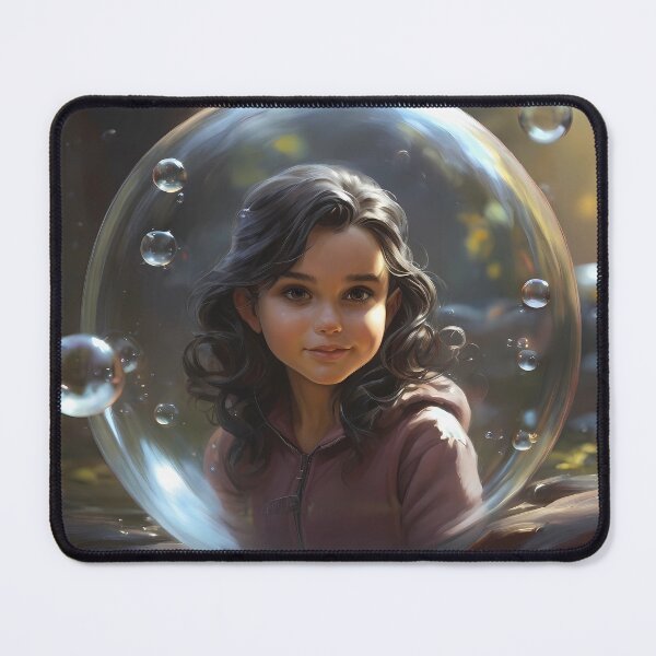 Item preview, Beautiful girl with bubble designed and sold by aljokeir.