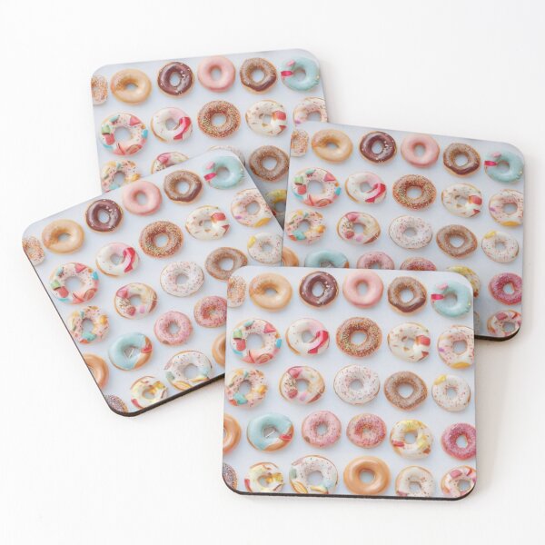 Item preview, pture pattern field of delicious colorfull donats designed and sold by brokenpones.