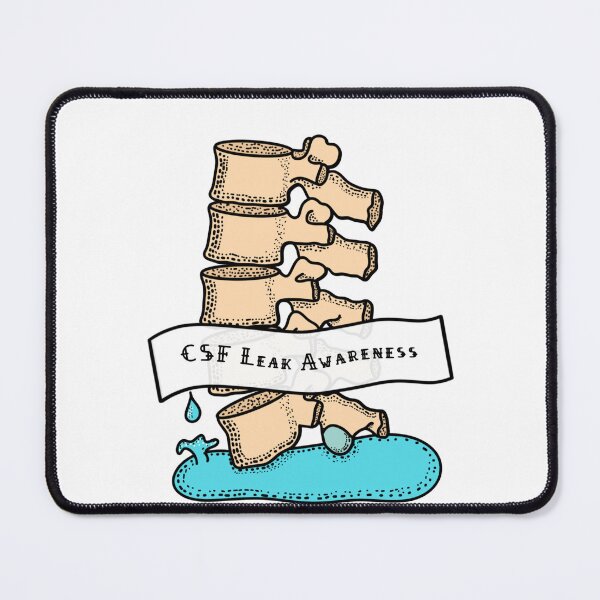 Item preview, CSF Leak Awareness Spine with Drip Alt designed and sold by Maura Coriale.