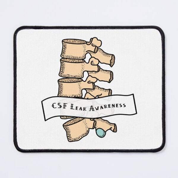 Item preview, CSF Leak Awareness Spine Alt designed and sold by Maura Coriale.