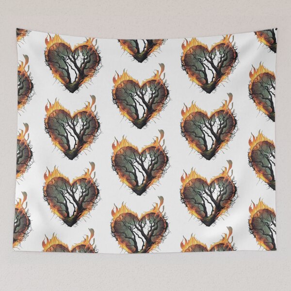Item preview, Heart on fire. Heart on fire designed and sold by MagelliShop.