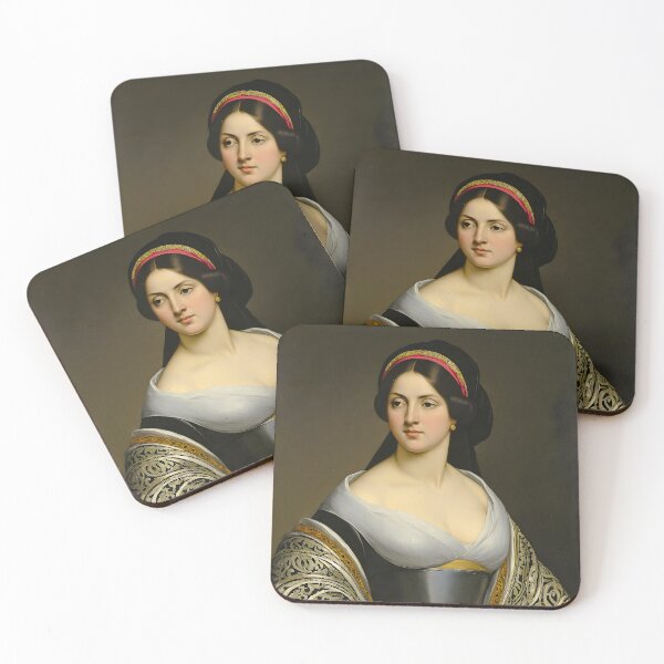 Item preview, "Isabella Marie Rousseau" Fine Art Woman's Portrait designed and sold by Artekinium.