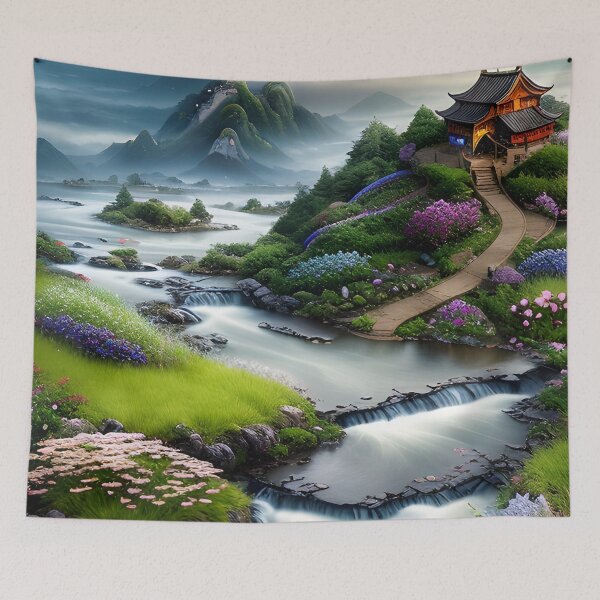 Item preview, Mystic Tapestry: A Harmony of Chinese Landscapes and Imagined Realms designed and sold by joejiing.