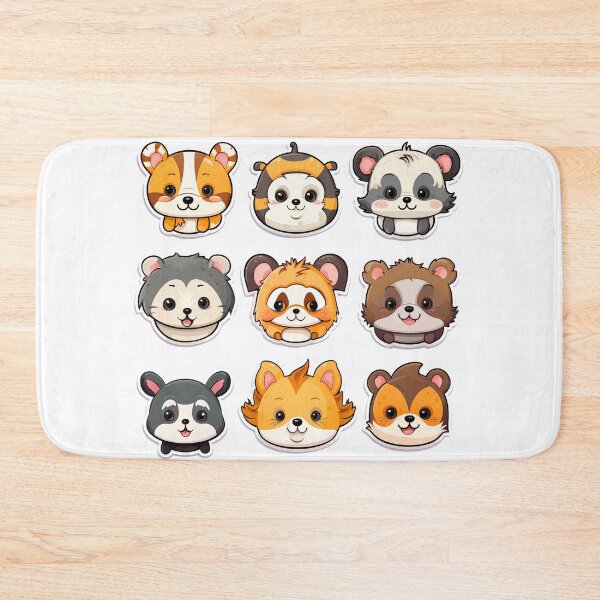 Item preview, Cute kawaii animals designed and sold by tasiawatercolor.