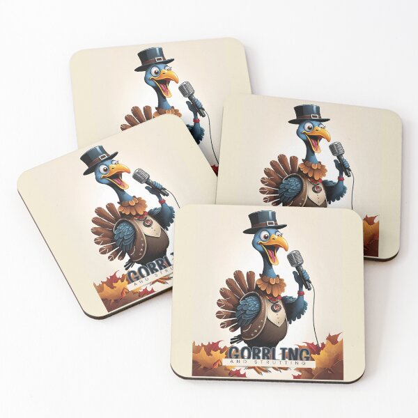 Item preview, Funny turkey - Turkeys: Gobbling and Strutting by CallisC Arts⭐⭐⭐⭐⭐ designed and sold by CallisC-Arts.