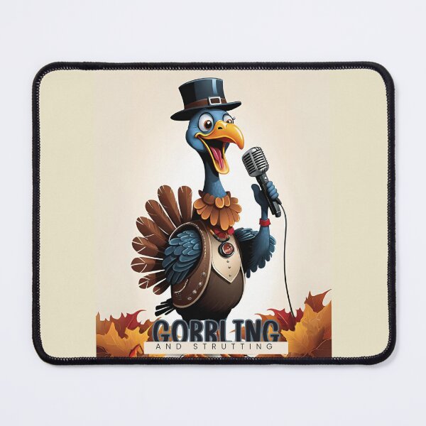 Item preview, Funny turkey - Turkeys: Gobbling and Strutting by CallisC Arts⭐⭐⭐⭐⭐ designed and sold by CallisC-Arts.