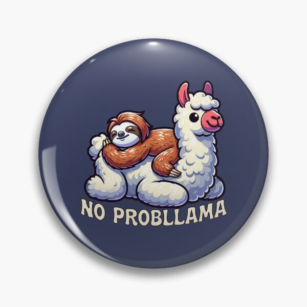 Item preview, No Probllama designed and sold by RockBeeDesigns.