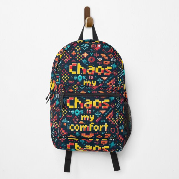 Item preview, Chaos Is My Comfort Zone Retro Gaming 8bit Minimalist designed and sold by PrintShangri-La.