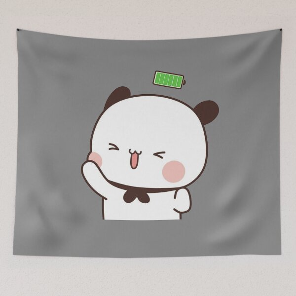 Item preview, BuBu Panda fully charged after DuDu Bear Kiss❤️ designed and sold by Pandety.