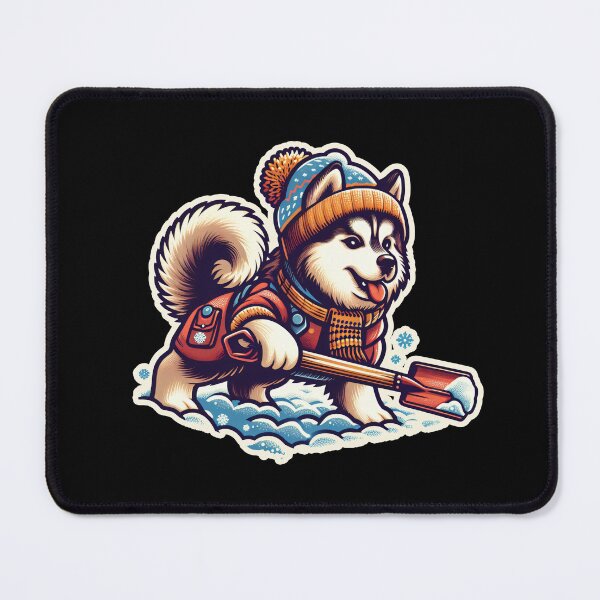 Item preview, Husky Snow worker designed and sold by ThisDress.