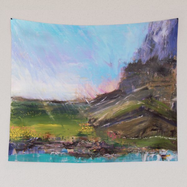 Item preview, Mountains Fenceline designed and sold by Colleen Ranney.