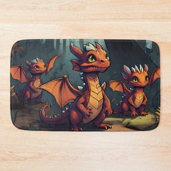 Item preview, Small Dragons in a Dark Forest designed and sold by xiaidex.