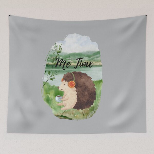 Item preview, Hedgehog's Me Time: Relaxation outdoors designed and sold by CWT-JustforFun.
