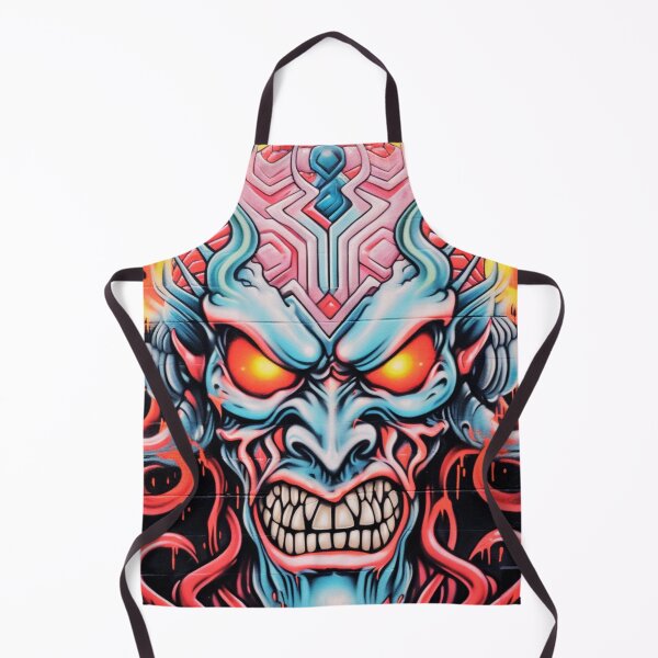 Item preview, Fierce Devil Face Art designed and sold by JojoArtEvo.