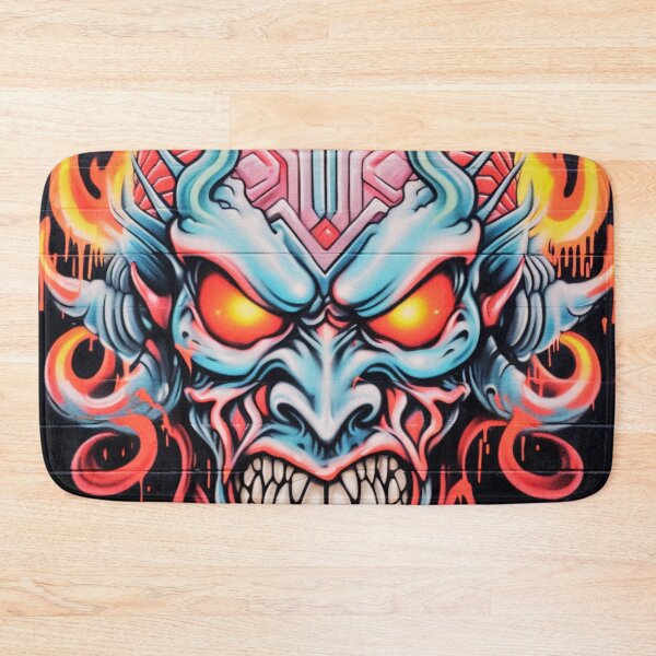 Item preview, Fierce Devil Face Art designed and sold by JojoArtEvo.