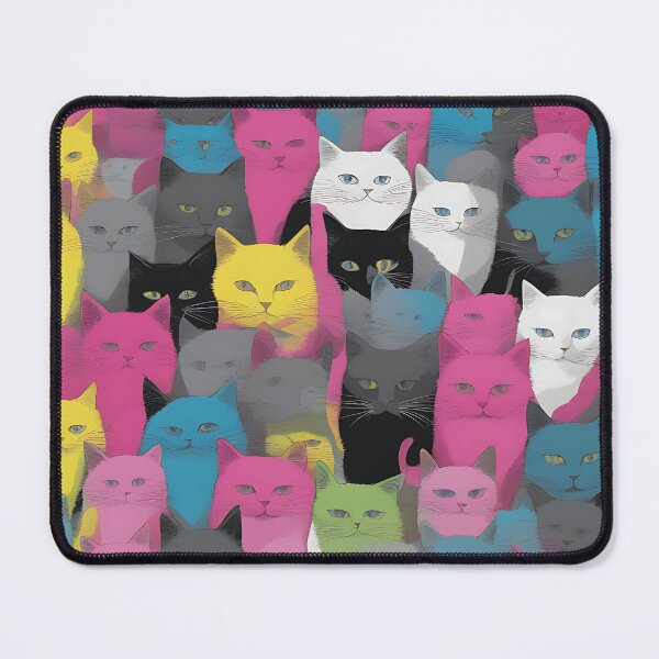 Item preview, Feline Fun Wallpaper designed and sold by Zenvo.