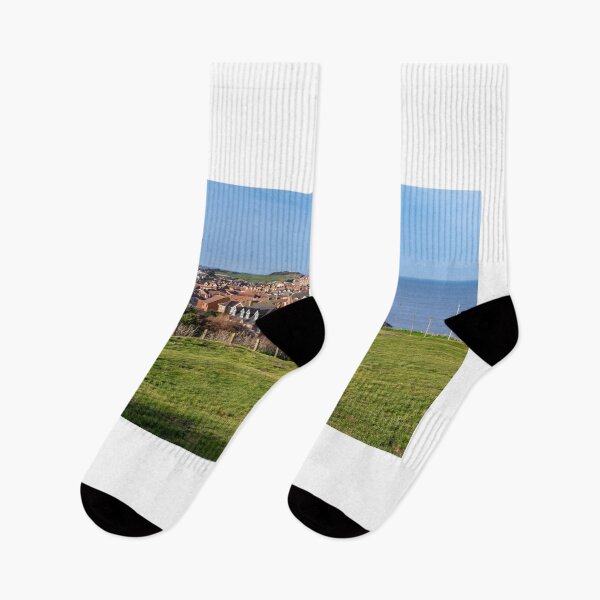 Item preview, The coastal town of Sheringham from Beeston Bump designed and sold by yackers1.