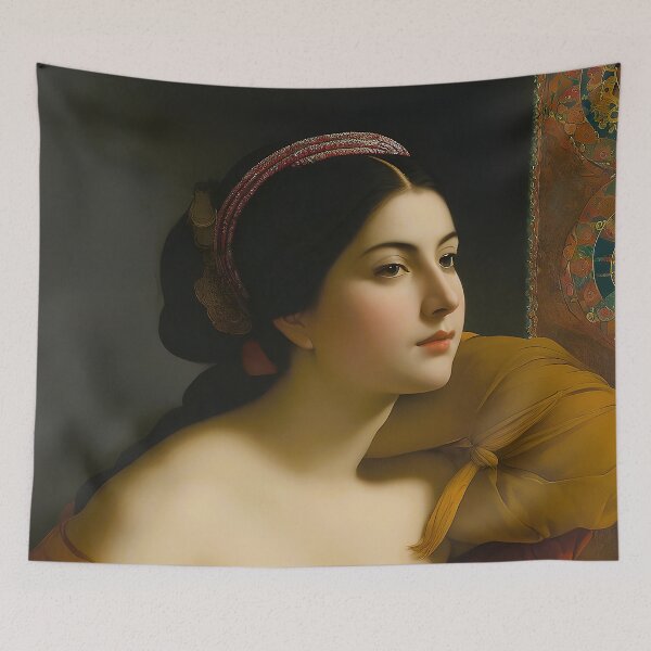 Item preview, "Giulia Isabella Lombardi" Fine Art Woman's Portrait designed and sold by Artekinium.
