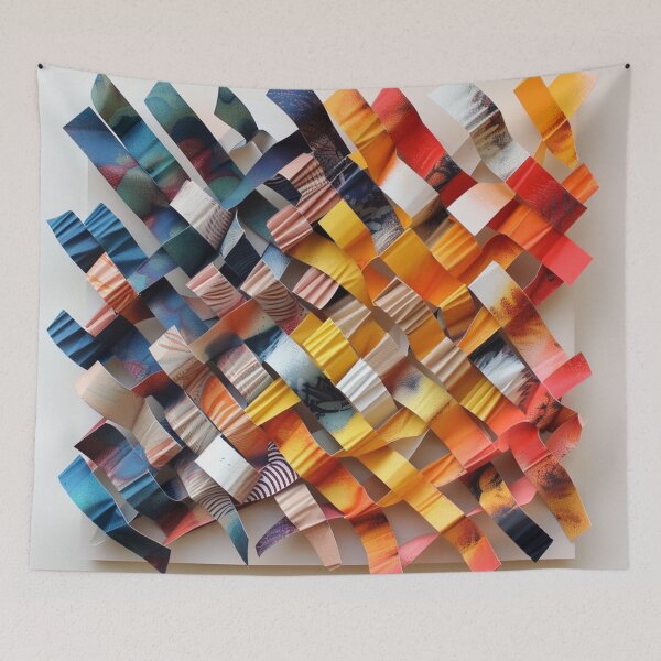 Item preview, paper_weaving_technique_3D designed and sold by JOTAMIKE.