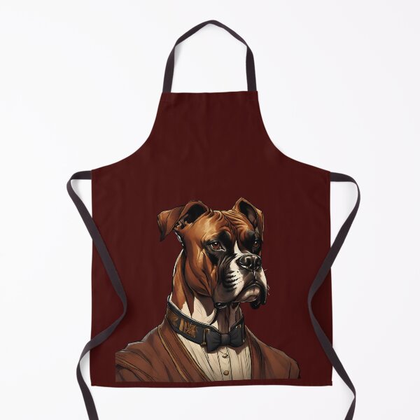 Item preview, Elegant Boxer Dog Portrait Art designed and sold by ChicTrendz.