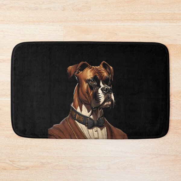 Item preview, Elegant Boxer Dog Portrait Art designed and sold by ChicTrendz.